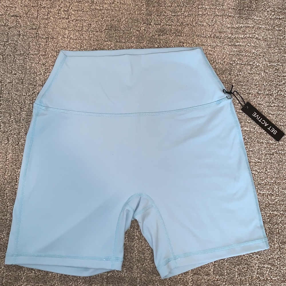 NWT Set Active SPORTBODY Bike Shorts- Malibu